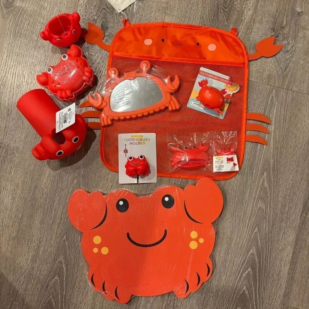 Kid's Crab Bath Set 9 Pieces